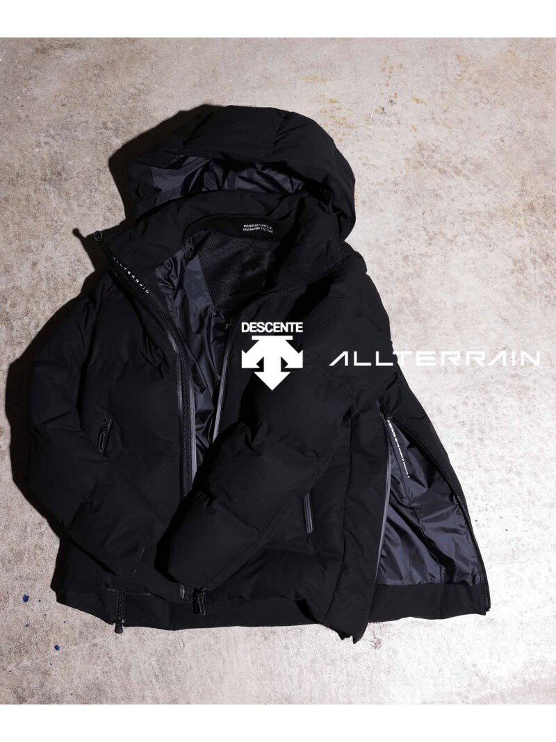 【DESCENTE ALLTERRAIN】別注 AMBIT/アンビット ADAM ET ROPE' HOMME アダムエロペ ジャケット・アウター ダウンジャケット・ダウンベスト ブラック【送料無料】[Rakuten Fashion]