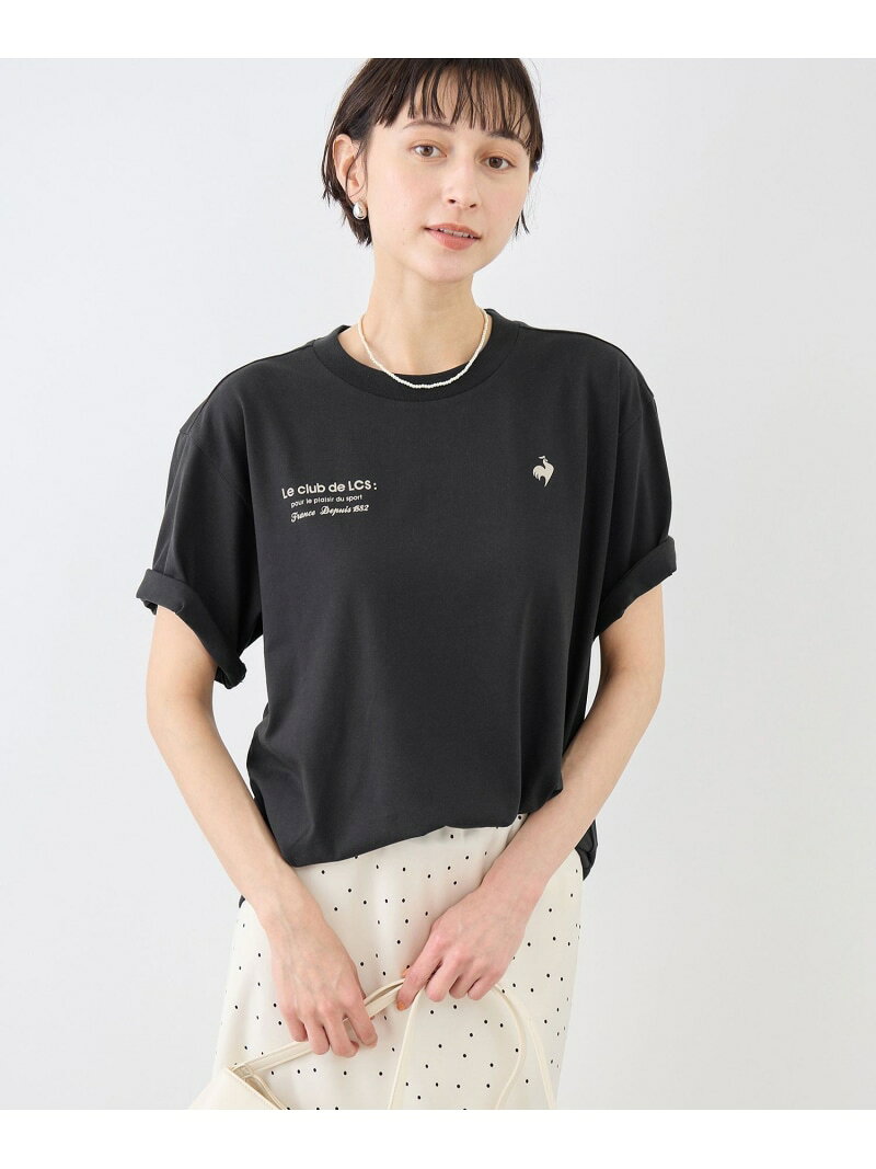 【SALE／40%OFF】【le coq sportif/ルコックスポルティフ】バックプリント半袖Tシャツ ROPE' PICNIC ロペピクニック トップス カットソー・Tシャツ イエロー ホワイト ブラック【RBA_E】[Rakuten Fashion] jadorejunonline-10075813 J’aDoRe JUN ONLINE サンプル画像2