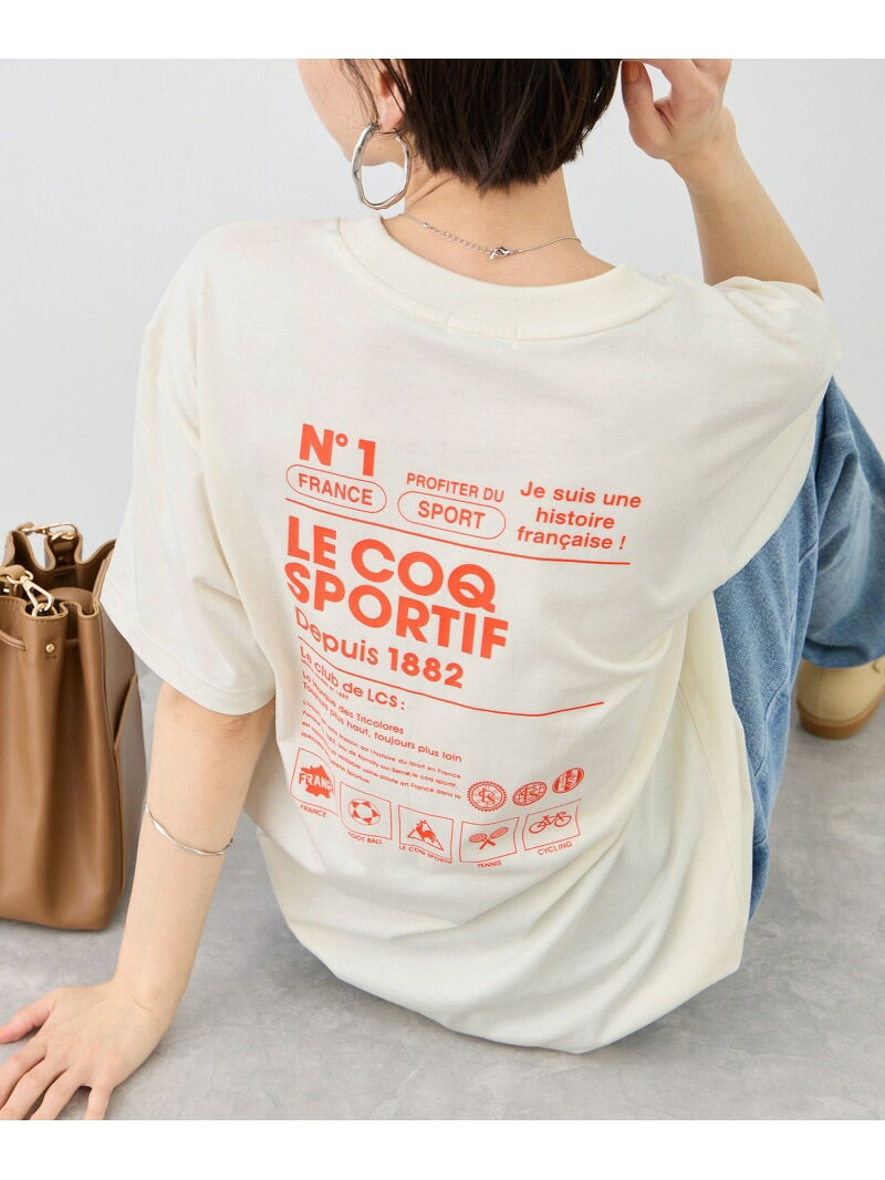 【SALE／40%OFF】【le coq sportif/ルコックスポルティフ】バックプリント半袖Tシャツ ROPE' PICNIC ロペピクニック トップス カットソー・Tシャツ イエロー ホワイト ブラック【RBA_E】[Rakuten Fashion] jadorejunonline-10075813 J’aDoRe JUN ONLINE サンプル画像3