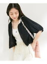 【SALE/60%OFF】【洗える】リバーシブルシフォンジャガードブラウスカーディガン VIS ビス トップス カーディガン ブラック ホワイト【RBA_E】[...