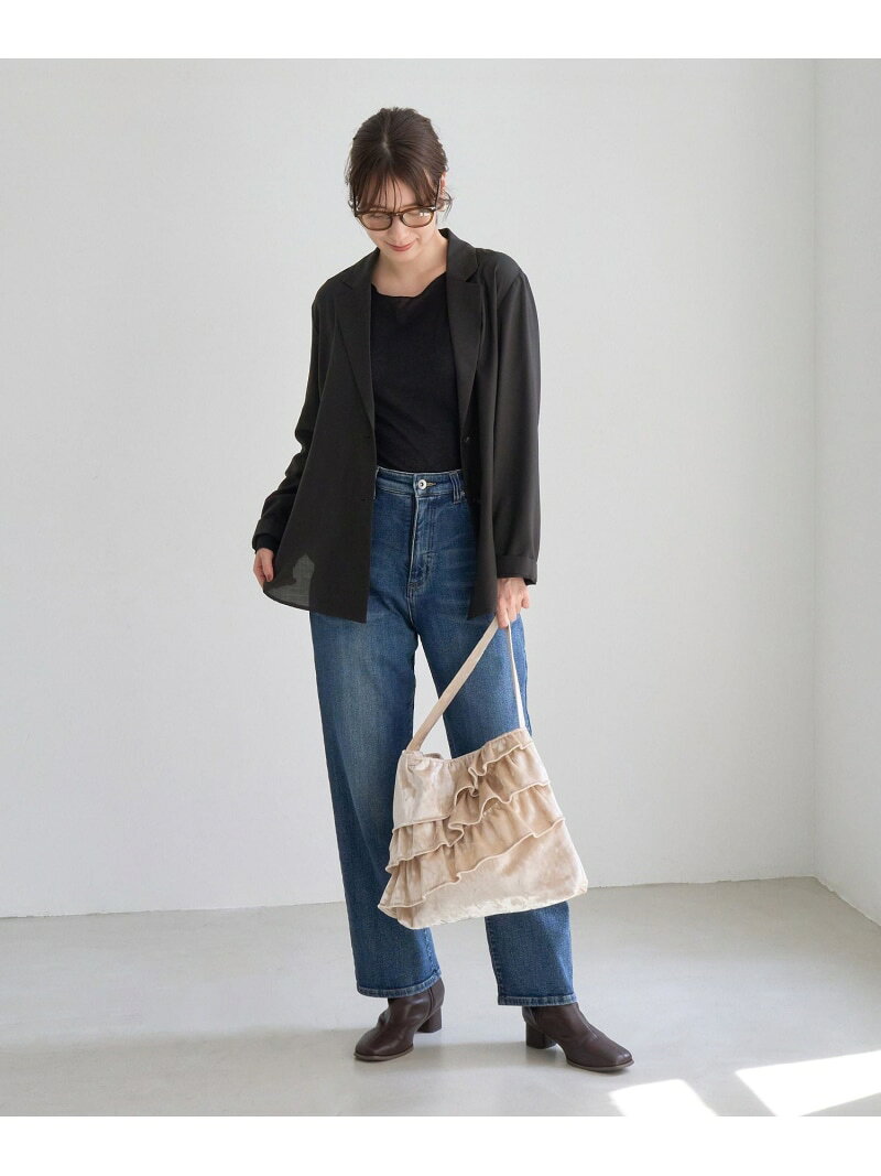 ウールライクシアーシャツジャケット/接触冷感・通気性 ROPE' PICNIC ロペピクニック ジャケット・アウター テーラードジャケット・ブレザー グレー【送料無料】[Rakuten Fashion] jadorejunonline-10078612 J’aDoRe JUN ONLINE サンプル画像3