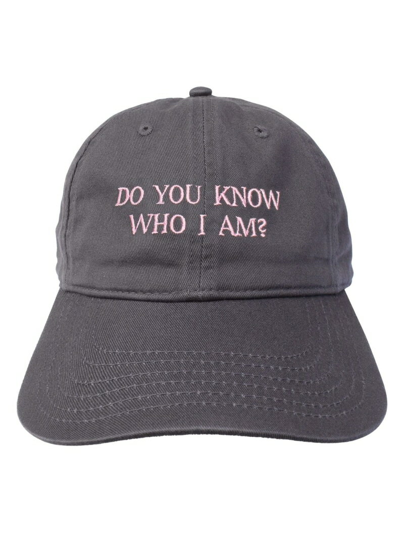 IDEA/アイデア DO YOU KNOW WHO I AM HAT bonjour records ボンジュールレコード 帽子 キャップ グレー【送料無料】 Rakuten Fashion