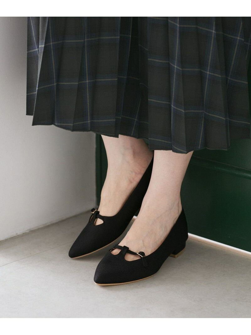 【SALE／50%OFF】Tストラップフラットパンプス ROPE' PICNIC PASSAGE ロペピクニック シューズ・靴 パンプス ブラック【RBA_E】[Rakuten Fashion] jadorejunonline-10070360 J’aDoRe JUN ONLINE サンプル画像3