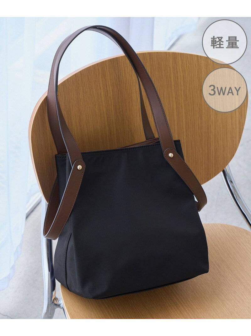 【WEB限定】フォルムスイッチ3WAYハンドルトートバッグ/軽量 ROPE' PICNIC PASSAGE ロペピクニック バッグ トートバッグ ブラウン ブラック グレー【先行予約】*【送料無料】[Rakuten Fashion] jadorejunonline-10078483 J’aDoRe JUN ONLINE サンプル画像2