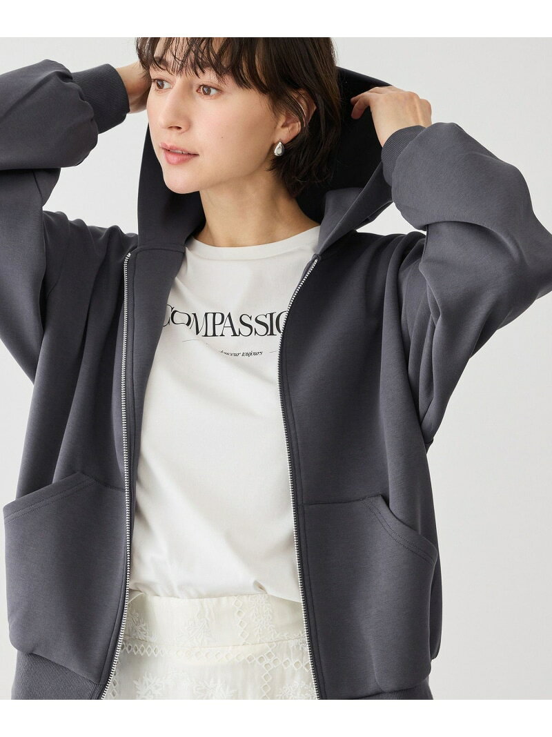 【SALE／50%OFF】コクーンシルエットダブルジップフーディ ROPE' PICNIC ロペピクニック トップス パーカー・フーディー グレー ベージュ【RBA_E】[Rakuten Fashion] jadorejunonline-10075032 J’aDoRe JUN ONLINE サンプル画像2