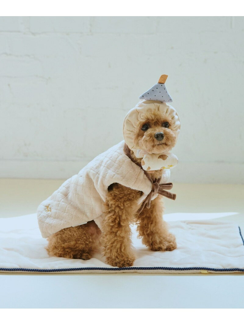 【SALE／30%OFF】【DOG】もこもこキルティング半纏 ROPE' PICNIC PASSAGE ロペピクニック ペット用品 ペットウェア・ペット服 ベージュ【RBA_E】[Rakuten Fashion] jadorejunonline-10071468 J’aDoRe JUN ONLINE サンプル画像3