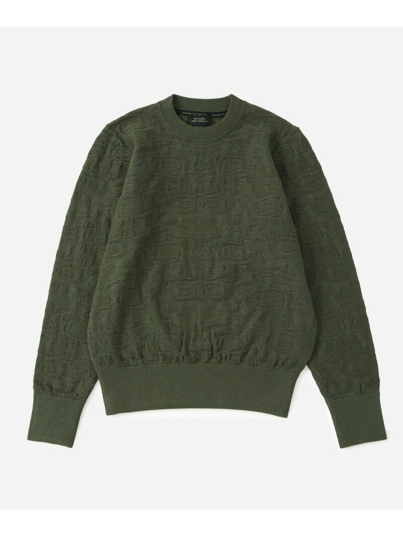 Women's Jacquard Knit Saturdays Golf ǡ˥塼衼ƥ ȥåץ ˥å ѡץ ꡼̵[Ra...