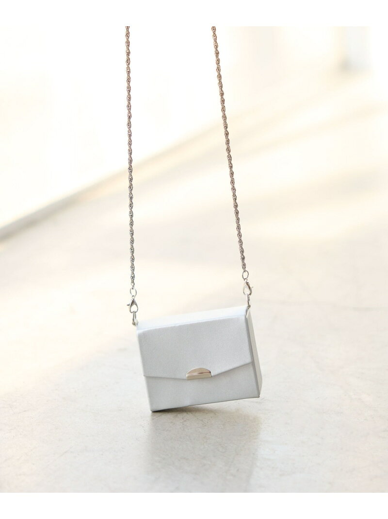 【SALE／50%OFF】マイクロミニチェーンバッグ ROPE' PICNIC PASSAGE ロペピクニック バッグ ショルダーバッグ ブラック ホワイト シルバー【RBA_E】[Rakuten Fashion] jadorejunonline-10061513 J’aDoRe JUN ONLINE サンプル画像3