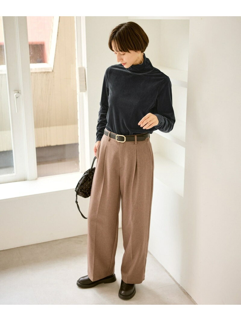 シアートリコットベロアタートルトップス ROPE' PICNIC ロペピクニック トップス カットソー・Tシャツ ホワイト グレー[Rakuten Fashion] jadorejunonline-10072198 J’aDoRe JUN ONLINE サンプル画像3
