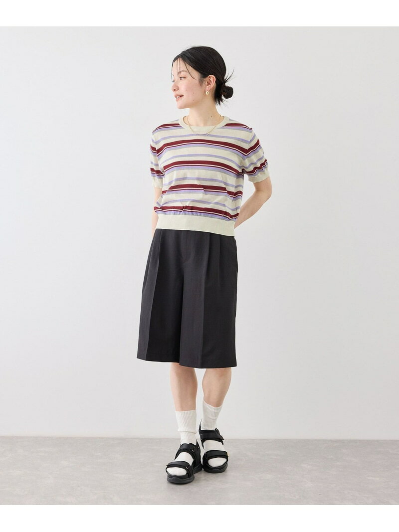 マルチボーダーニット ROPE' PICNIC ロペピクニック トップス ニット ネイビー ホワイト[Rakuten Fashion] jadorejunonline-10075414 J’aDoRe JUN ONLINE サンプル画像3
