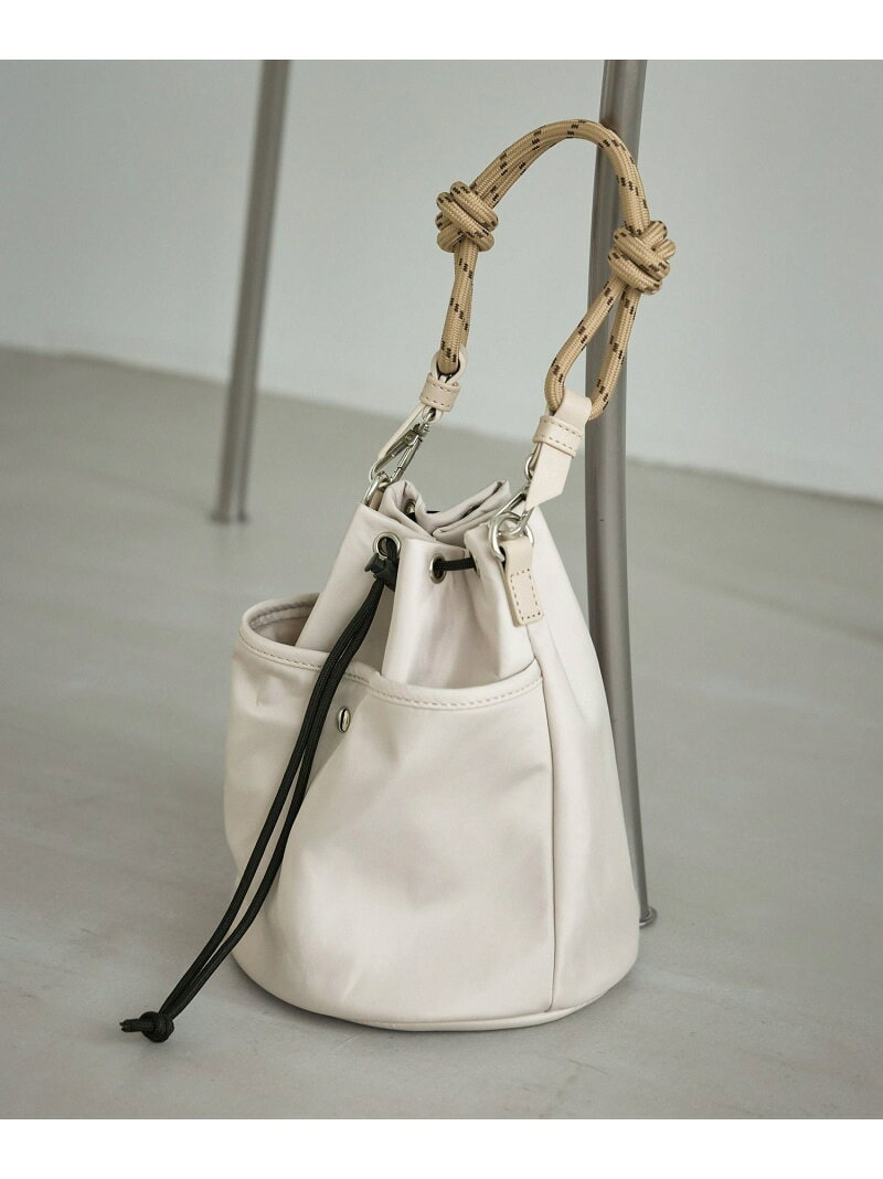 【SALE／50%OFF】巾着ショルダーバッグ/撥水・3WAY ROPE' PICNIC PASSAGE ロペピクニック バッグ ショルダーバッグ ワインレッド ブラック【RBA_E】[Rakuten Fashion] jadorejunonline-10074435 J’aDoRe JUN ONLINE サンプル画像2