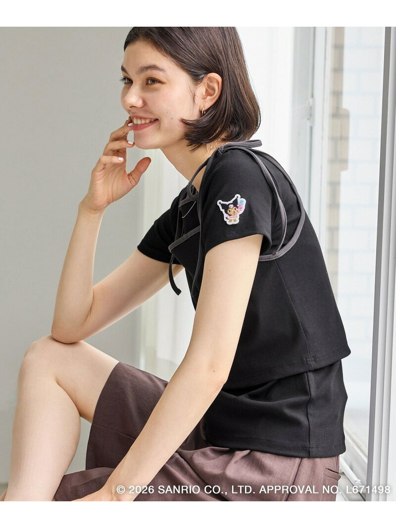 【SALE／40%OFF】【サンリオキャラクターズ*ROPE' PICNIC】日焼けデザイン キャミソールレイヤードTシャツ ROPE' PICNIC ロペピクニック トップス カットソー・Tシャツ ホワイト ブラック イエロー ブルー【RBA_E】[Rakuten Fashion] jadorejunonline-10077119 J’aDoRe JUN ONLINE パッケージ画像
