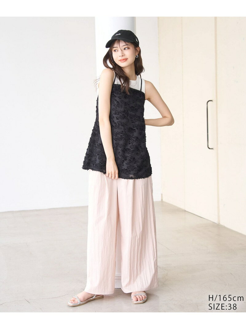 【SALE／75%OFF】フリンジキャミビスチェ ROPE' PICNIC ロペピクニック トップス キャミソール ホワイト ブラック【RBA_E】[Rakuten Fashion] jadorejunonline-10055851 J’aDoRe JUN ONLINE サンプル画像3