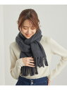 【SALE/60%OFF】バルキーフリンジリブマフラー ROPE' PICNIC PASSAGE ロペピクニック ファッション雑貨 マフラー・ストール・ネックウ...