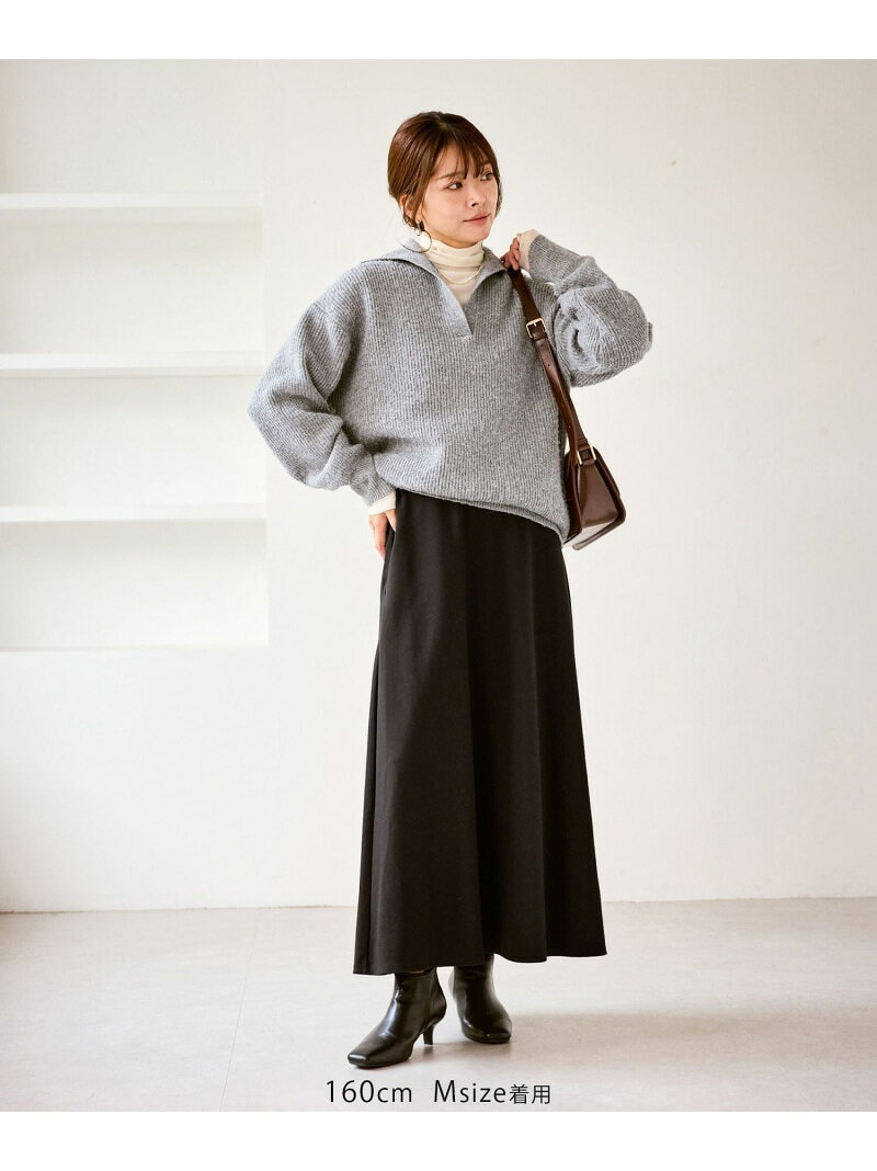 【SALE／72%OFF】ポンチフレアイージースカート/セットアップ対応 ROPE' PICNIC ロペピクニック スカート その他のスカート ブラウン ブラック【RBA_E】[Rakuten Fashion] jadorejunonline-10071514 J’aDoRe JUN ONLINE サンプル画像3