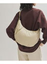 【サステナブル】ラウンドミニショルダーバッグ ADAM ET ROPE' FEMME アダムエロペ バッグ ショルダーバッグ ピンク ベージュ ブラック【先行予...