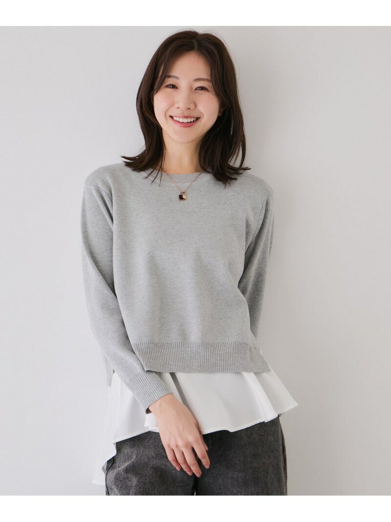【SALE／30%OFF】ニットセットレイヤードプルオーバー JAYRO ジャイロ トップス その他のトップス イエロー ネイビー【RBA_E】【送料無料】[Rakuten Fashion]