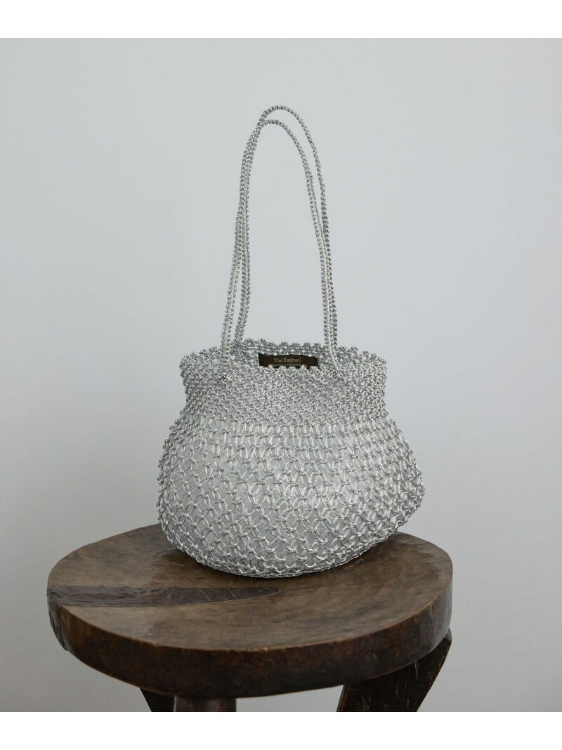 【The Bagmati(バグマティ)】メッシュショルダー SALON adam et rope' サロン アダム エ ロペ バッグ トートバッグ シルバー【先行予約】*【送料無料】[Rakuten Fashion]