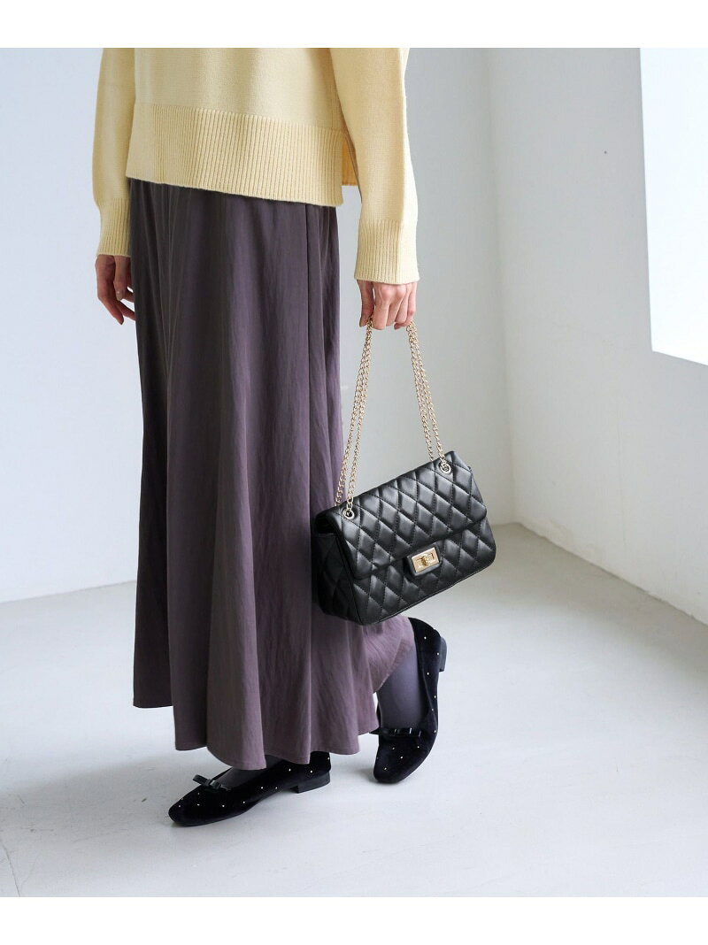 【SALE／5%OFF】キルティングチェーンショルダーバッグ/2WAY ROPE' PICNIC PASSAGE ロペピクニック バッグ ショルダーバッグ ブラック ベージュ【RBA_E】【先行予約】*【送料無料】[Rakuten Fashion] jadorejunonline-10079068 J’aDoRe JUN ONLINE サンプル画像3