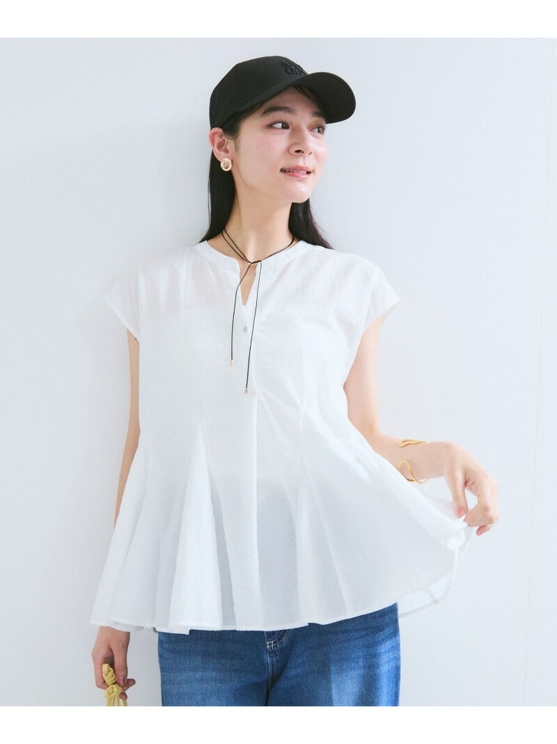 Rakuten - 【SALE／20%OFF】【防シワ/洗える】スキッパーフレアブラウス VIS ビス トップス シャツ・ブラウス レッド ホワイト ブラック ブルー【RBA_E】【送料無料】[Rakuten Fashion]