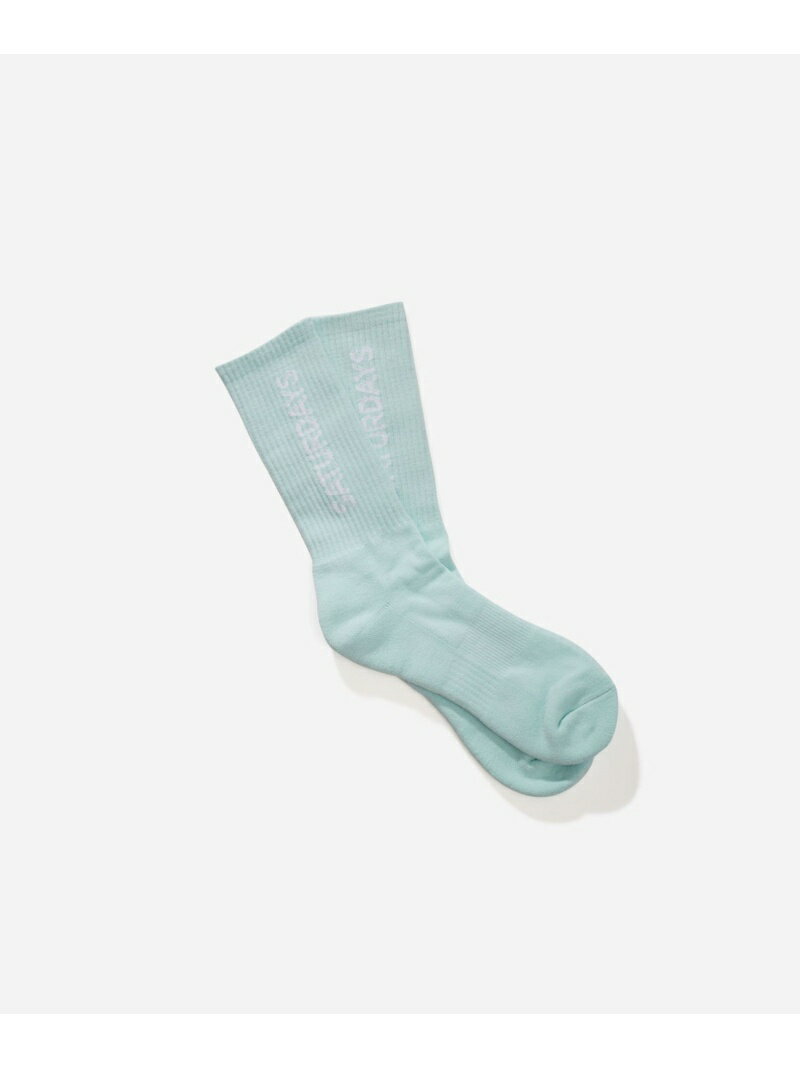 【SALE／50%OFF】Logo Sock Saturdays NYC サタデーズ　ニューヨークシティ 靴下・レッグウェア 靴下 グリーン パープル オレンジ【RBA_E】[Rakuten Fashion]