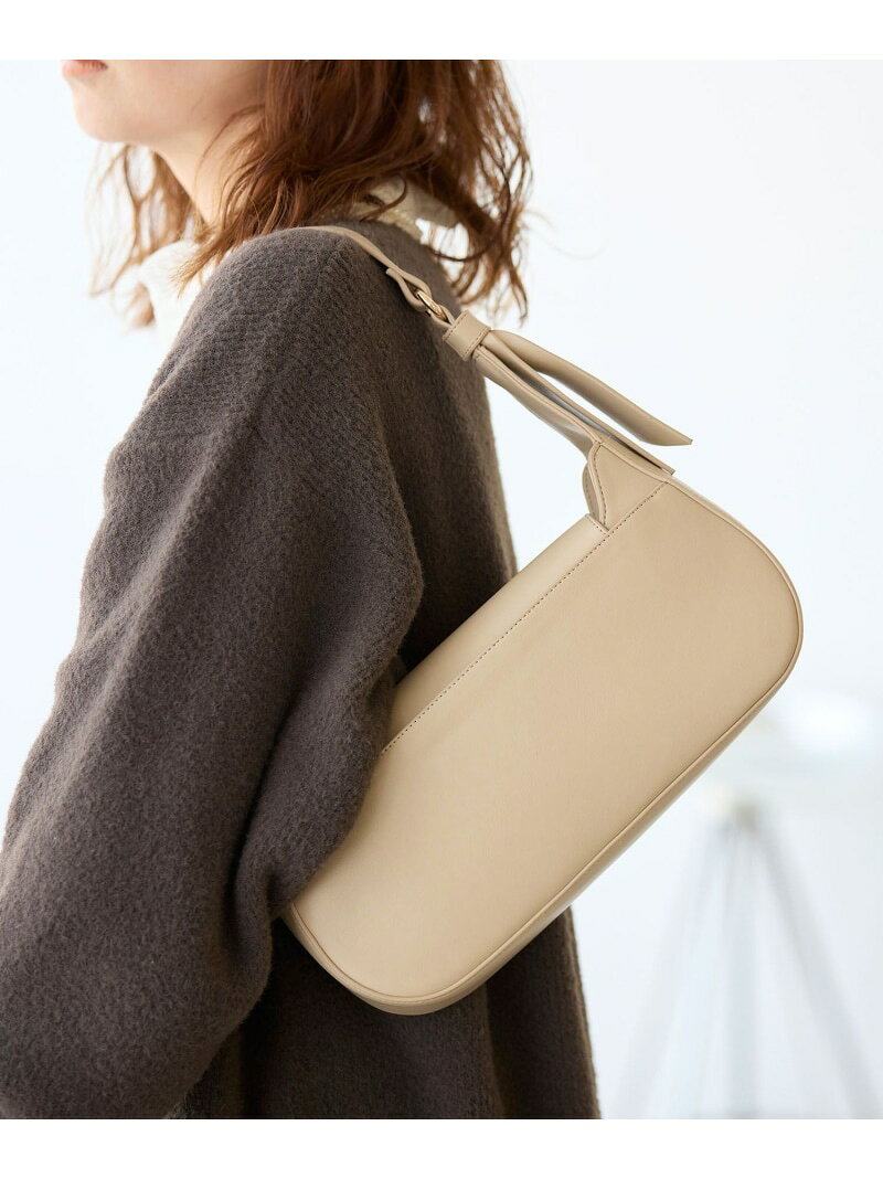 【SALE／50%OFF】リボンディテールワンハンドルバッグ ROPE' PICNIC PASSAGE ロペピクニック バッグ ハンドバッグ ベージュ ブラック【RBA_E】[Rakuten Fashion] jadorejunonline-10063234 J’aDoRe JUN ONLINE サンプル画像3