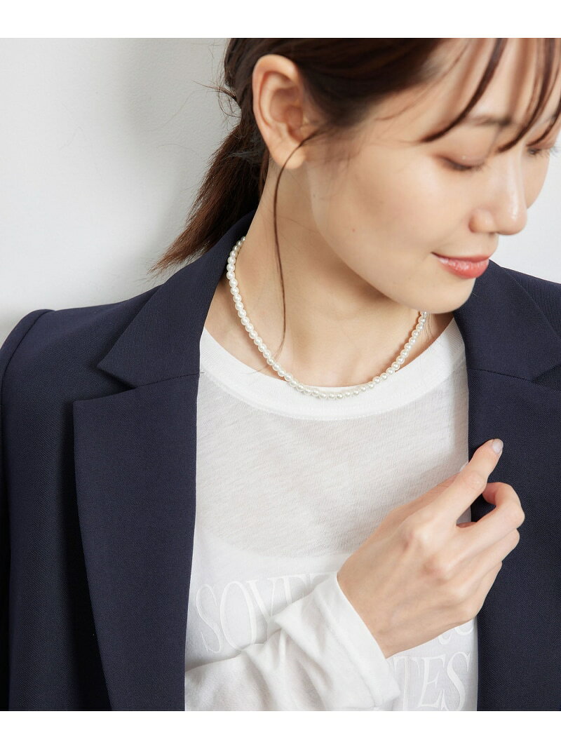 パールショートネックレス ROPE' PICNIC PASSAGE ロペピクニック アクセサリー・腕時計 ネックレス ゴールド[Rakuten Fashion] jadorejunonline-10060188 J’aDoRe JUN ONLINE サンプル画像2