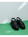 【SALE/40%OFF】グルカサンダル ADAM ET ROPE' FEMME アダムエロペ シューズ・靴 サンダル ホワイト ブラック【RBA_E】【送料無...