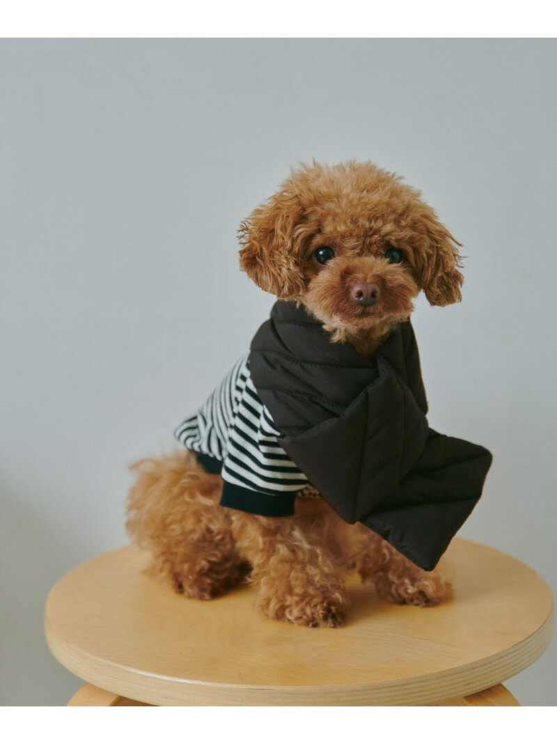 ロペピクニック 【SALE／30%OFF】【DOG】リンクコーデ/蓄熱中綿キルティングマフラー ROPE' PICNIC PASSAGE ロペピクニック ペット用品 ペットウェア・ペット服 ブラック ブラウン ベージュ パープル【RBA_E】[Rakuten Fashion]