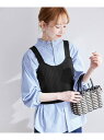 【SALE/50%OFF】ワイドリブニットビスチェ ROPE' PICNIC ロペピクニック トップス ベスト・ジレ ブラック グレー【RBA_E】[Rakut...