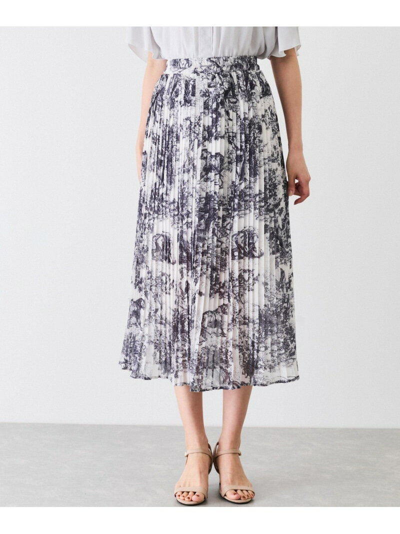 【SALE／30%OFF】プリントプリーツスカート JAYRO ジャイロ スカート その他のスカート ネイビー【RBA_E】[Rakuten Fashion]