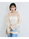 【SALE/80%OFF】ショルダーラインツヤシアーニットプルオーバー VIS ビス トップス シャツ・ブラウス グリーン グレー ホワイト【RBA_E】[Ra...
