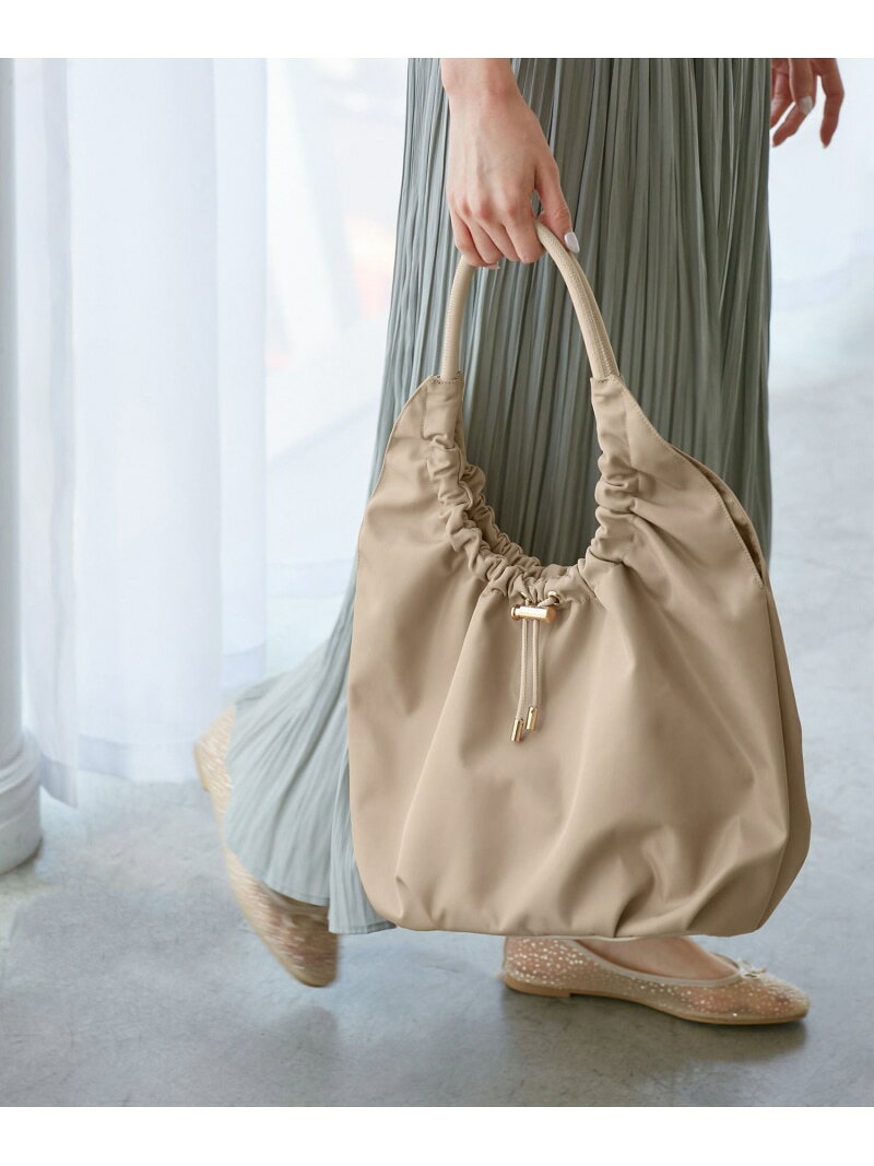 【SALE／55%OFF】【撥水加工】ドロストリングギャザートートバッグ ROPE' PICNIC PASSAGE ロペピクニック バッグ トートバッグ ベージュ ブルー ブラック【RBA_E】[Rakuten Fashion] jadorejunonline-10065636 J’aDoRe JUN ONLINE サンプル画像2