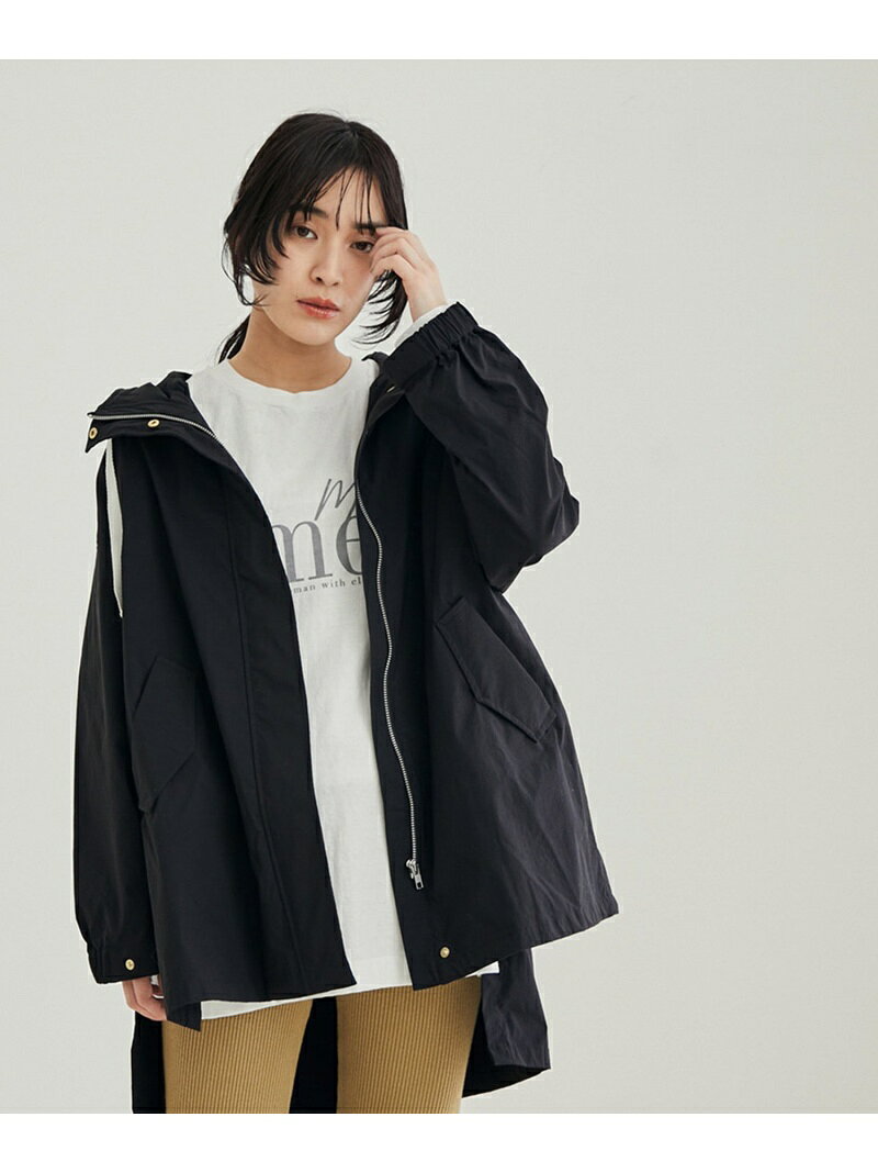 【SALE／20%OFF】【軽量】サイドスリット入りマウンテンパーカー SALON adam et rope' サロン アダム エ ロペ ジャケット・アウター マウンテンパーカー カーキグリーン ベージュ ブラック【RBA_E】【送料無料】[Rakuten Fashion]