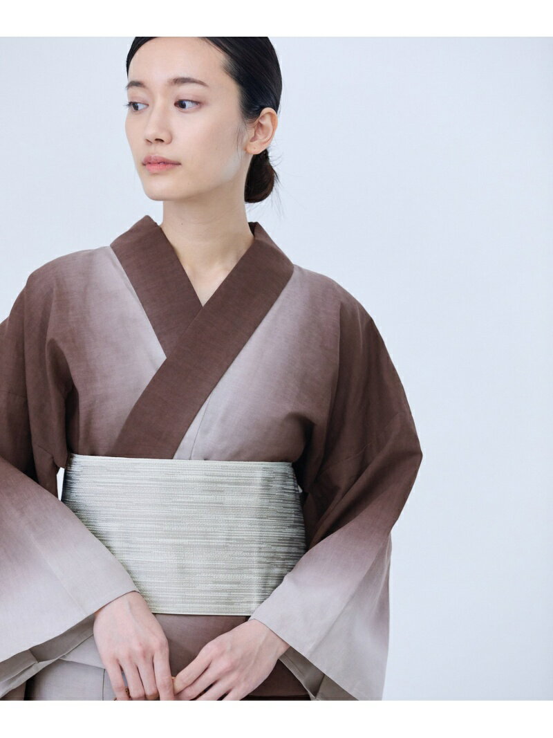 【WEB限定】【YAMATO for ADAM ET ROPE'】30th別注浴衣 ADAM ET ROPE' FEMME アダムエロペ 着物・浴衣・和装小物 浴衣 ブラウン ネイビー【送料無料】[Rakuten Fashion]