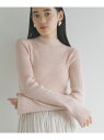 【SALE/50%OFF】【新色追加】リブニットプチハイネックプルオーバー【低身長向けサイズ有】 VIS ビス トップス ニット ピンク ブラック ホワイト グ...