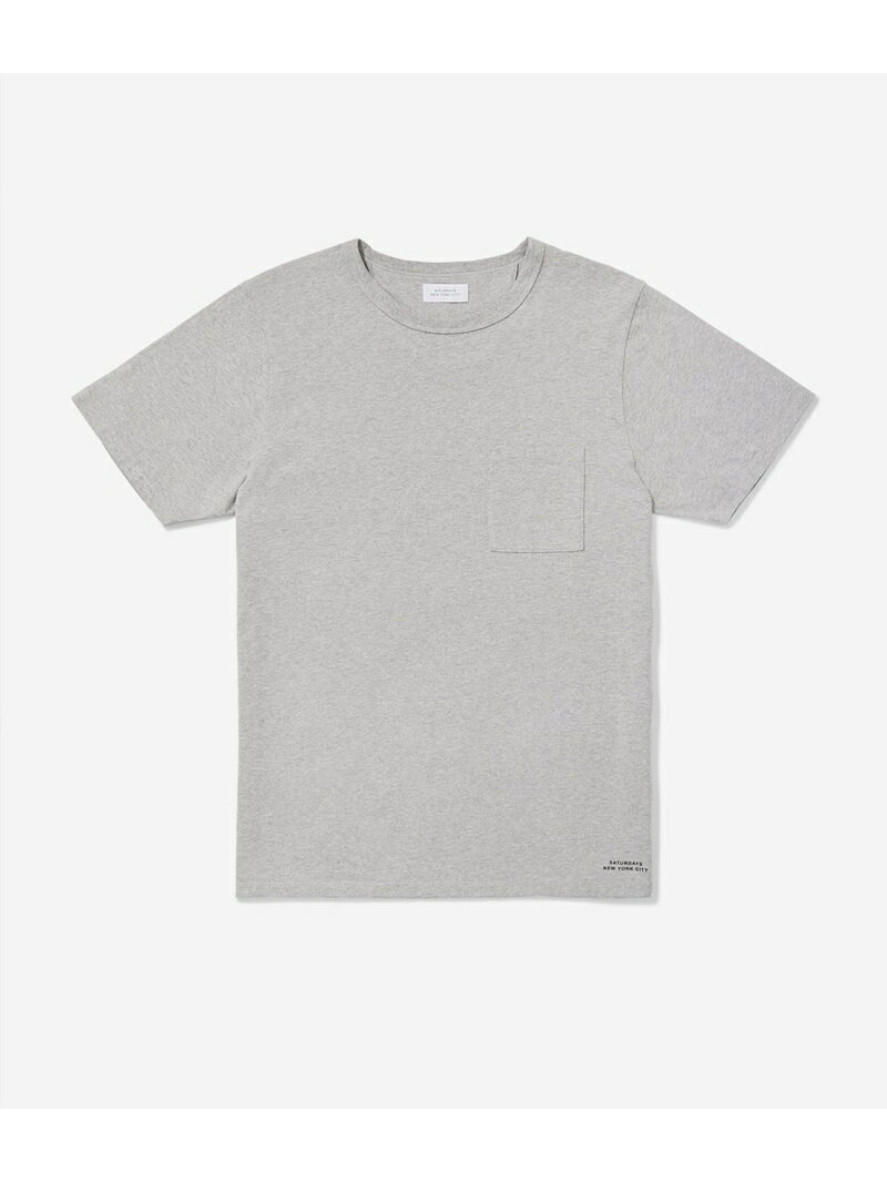 【SALE／60%OFF】Randall Pima P Saturdays NYC サタデーズ　ニューヨークシティ トップス カットソー・Tシャツ グレー【RBA_E】[Rakuten Fashion]