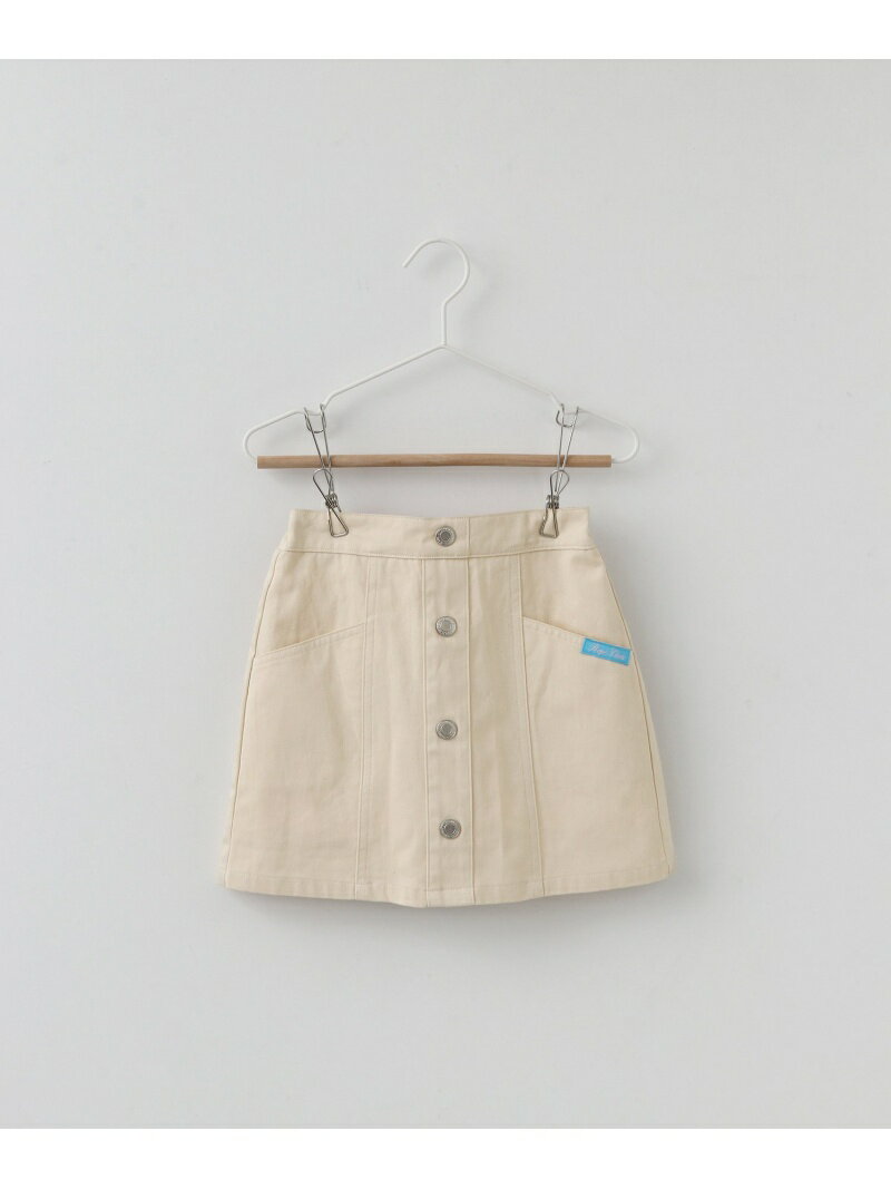 【SALE／20%OFF】【KIDS】インパンツ付きフロント釦スカート ROPE' PICNIC ロペピクニック スカート そ..