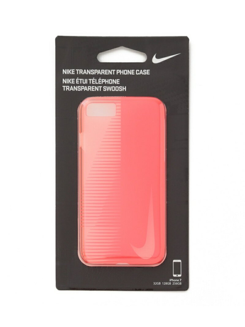 【Nike】Transparent iphone Case NERGY ナージー ファッショングッズ 携帯ケース/アクセサリー ブラック レッド ピンク イエロー[Rakuten Fashion]
