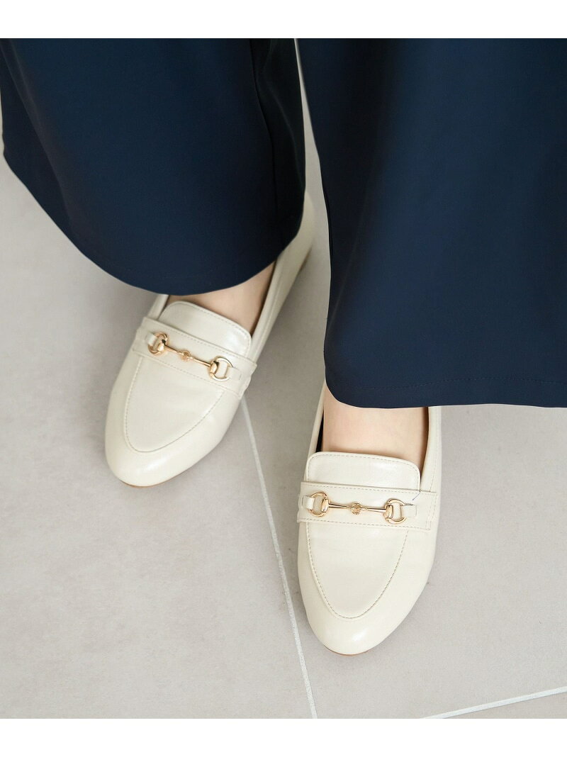 【SALE／40%OFF】ROPE' PICNIC PASSAGE byHARUTA/リンクルエナメルビット付フラットローファー ROPE' PICNIC PASSAGE ロペピクニック シューズ・靴 パンプス ブラック ベージュ ホワイト【RBA_E】[Rakuten Fashion] jadorejunonline-10063578 J’aDoRe JUN ONLINE サンプル画像3