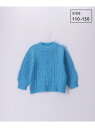 【SALE/60%OFF】【KIDS】リンクコーデ/エアリーヤーンケーブルプルオーバー ROPE' PICNIC KIDS ロペピクニック トップス ニット ブ...