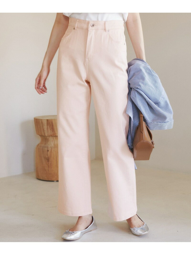 【SALE／30%OFF】【ウエスト革命デニム】ウエストシェイプフレアデニムパンツ ROPE' PICNIC ロペピクニック パンツ ジーンズ・デニムパンツ ブルー ピンク【RBA_E】【送料無料】[Rakuten Fashion] jadorejunonline-10059677 J’aDoRe JUN ONLINE サンプル画像3