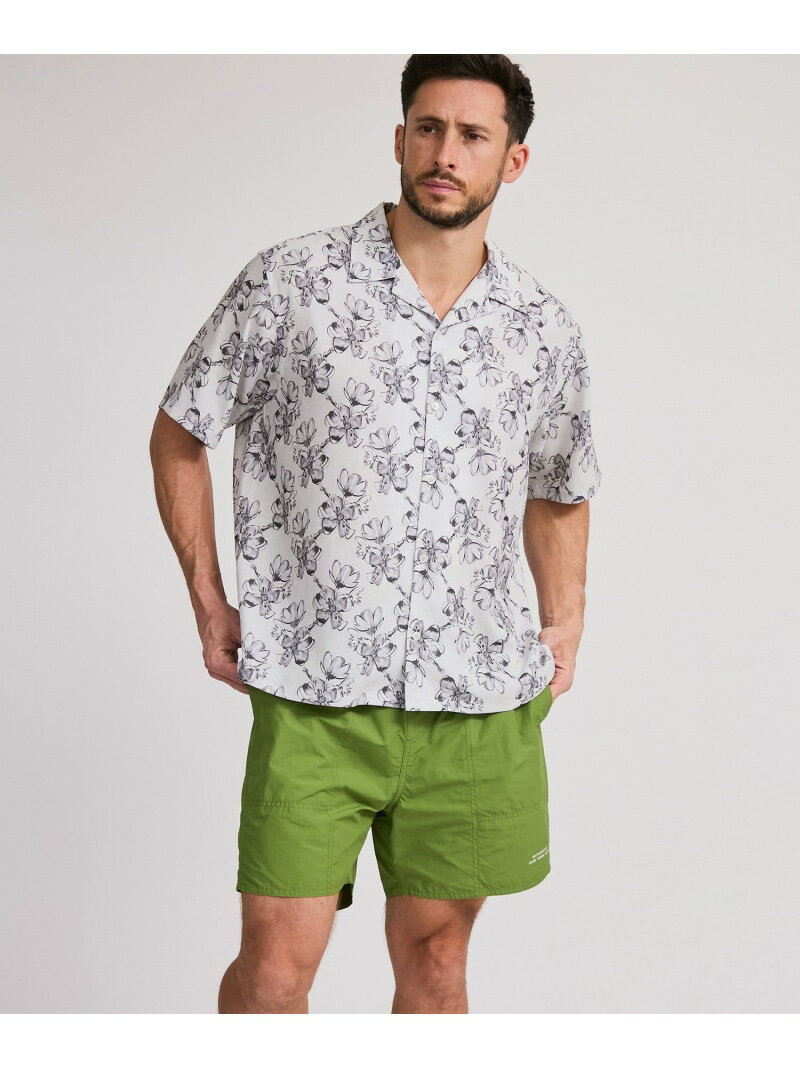 【SALE／30%OFF】Canty Floral Print SS Shirt Saturdays NYC サタデーズ　ニューヨークシティ トップス シャツ・ブラウス ホワイト ブラック【RBA_E】【送料無料】[Rakuten Fashion]のサムネイル