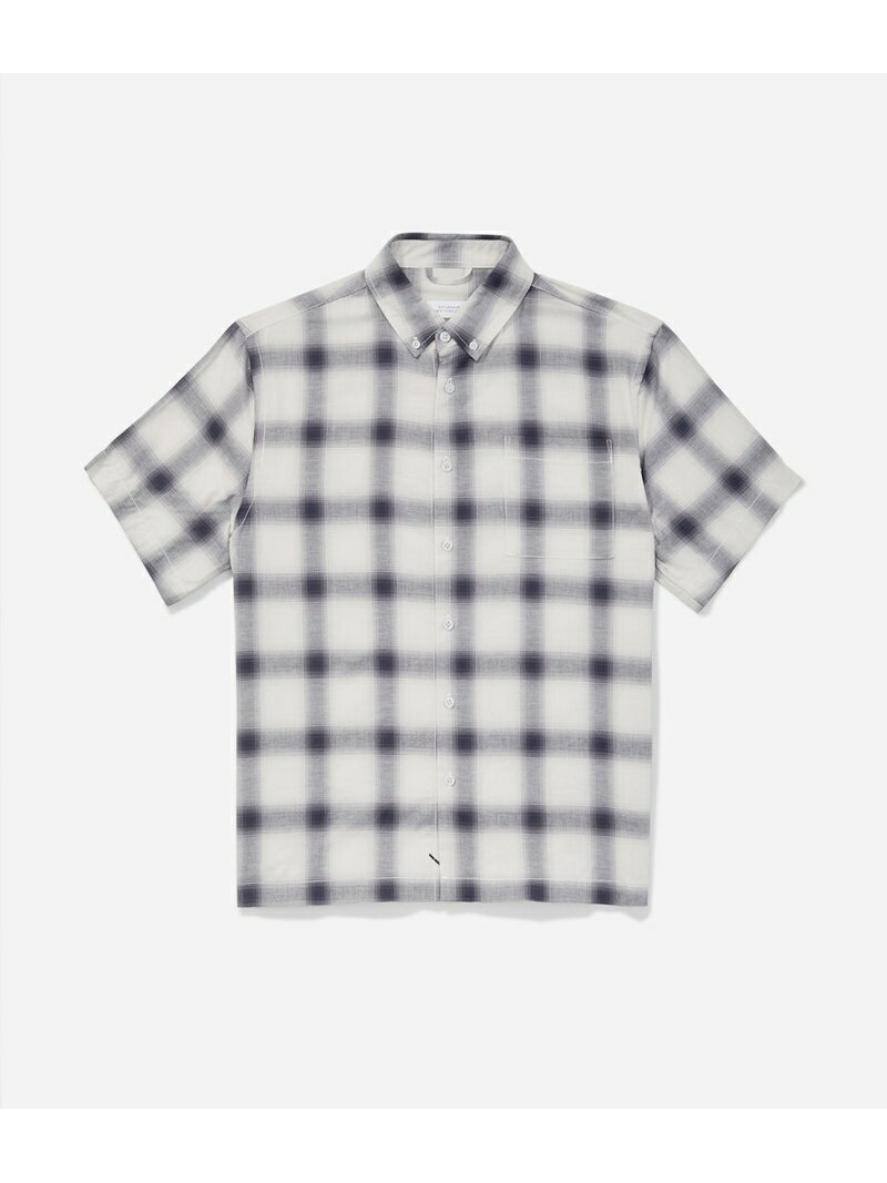 Rakuten - 【SALE／70%OFF】BRUCE OMBRE PLAID Saturdays NYC サタデーズ　ニューヨークシティ トップス シャツ・ブラウス レッド ホワイト ネイビー【RBA_E】【送料無料】[Rakuten Fashion]