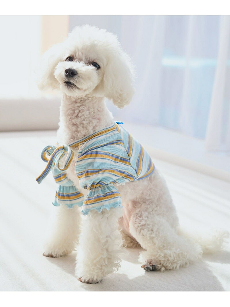 【SALE／50%OFF】【DOG】マルチボーダーリブボレロ ROPE' PICNIC PASSAGE ロペピクニック ペット用品 ペットウェア・ペット服 ピンク【RBA_E】[Rakuten Fashion] jadorejunonline-10066004 J’aDoRe JUN ONLINE サンプル画像3