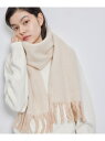 【SALE/50%OFF】ミックスヤーンバルキーフリンジマフラー ROPE' PICNIC PASSAGE ロペピクニック ファッション雑貨 マフラー・ストール...