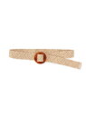 【SALE/45%OFF】40mmアクリルバックルストレッチベルト ROPE' PICNIC PASSAGE ロペピクニック ファッション雑貨 ベルト ベージュ...
