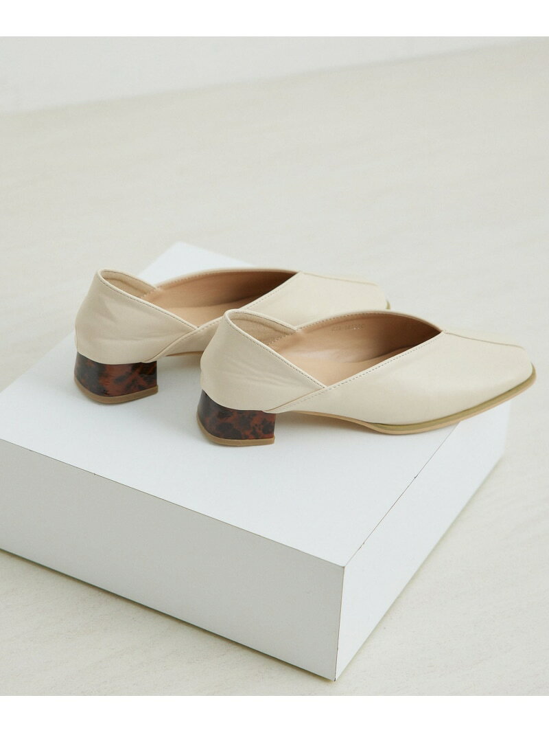【SALE／35%OFF】【新色追加】スクエアトゥセンターシーム甲深バブーシュ ROPE' PICNIC PASSAGE ロペピクニック シューズ・靴 パンプス ホワイト ゴールド ベージュ ブラック【RBA_E】[Rakuten Fashion] jadorejunonline-10054913 J’aDoRe JUN ONLINE サンプル画像3