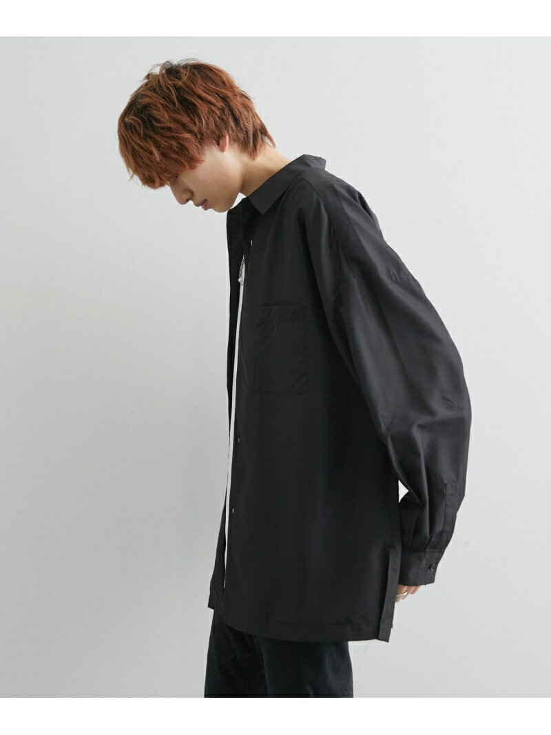 ジュンレッド 服 メンズ 【SALE／50%OFF】tai*JUNRed リラックスワイドリベットシャツ JUNRed ジュンレッド トップス シャツ・ブラウス ブラック ホワイト グリーン【RBA_E】[Rakuten Fashion]