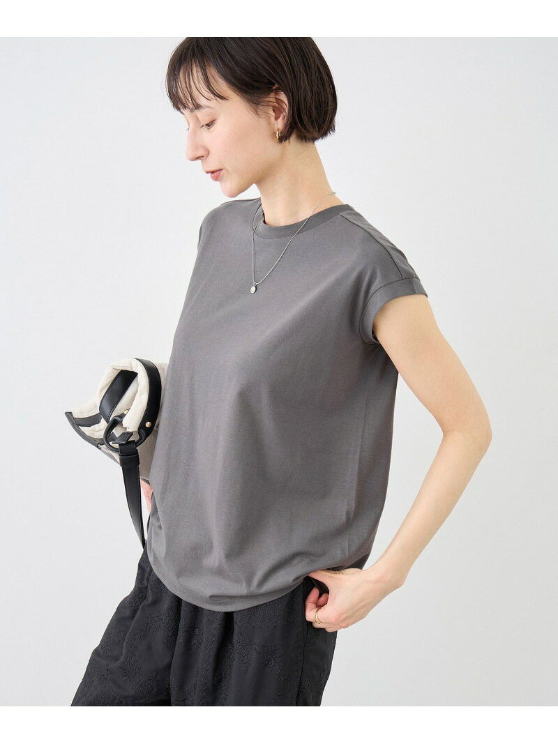 【Hanes/ヘインズ】スリーブレスTシャツ/接触冷感 ROPE' PICNIC PASSAGE ロペピクニック トップス カットソー・Tシャツ グレー ベージュ ホワイト[Rakuten Fashion] jadorejunonline-10077676 J’aDoRe JUN ONLINE サンプル画像2